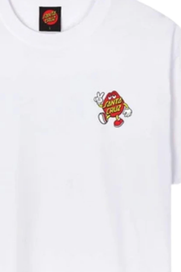 SANTA CRUZ T-Shirts Dot Dudes T-Shirt - WHITE