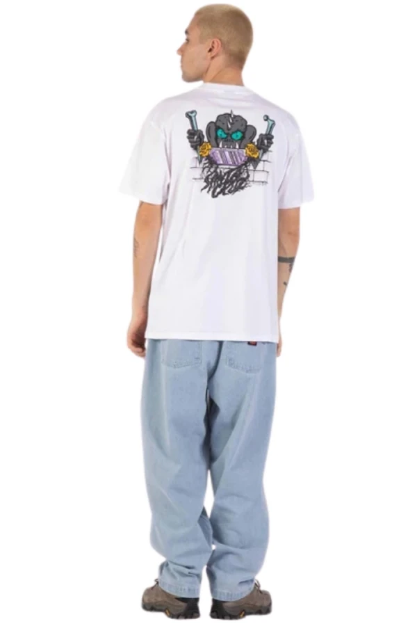 SANTA CRUZ T-Shirts Rankine Monster T-Shirt - WHITE