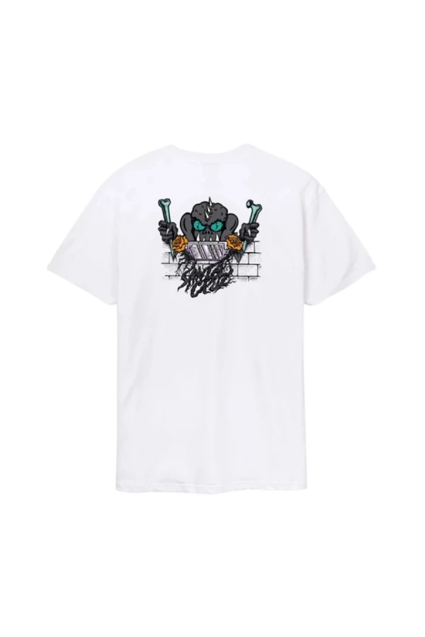 SANTA CRUZ T-Shirts Rankine Monster T-Shirt - WHITE