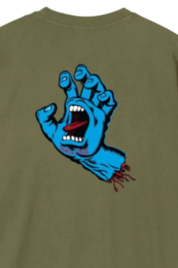 SANTA CRUZ T-Shirts Screaming Hand Chest T-Shirt - 
