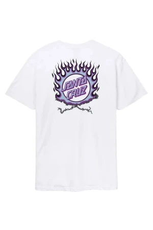 SANTA CRUZ T-Shirts Forging Dot T-Shirt - WHITE