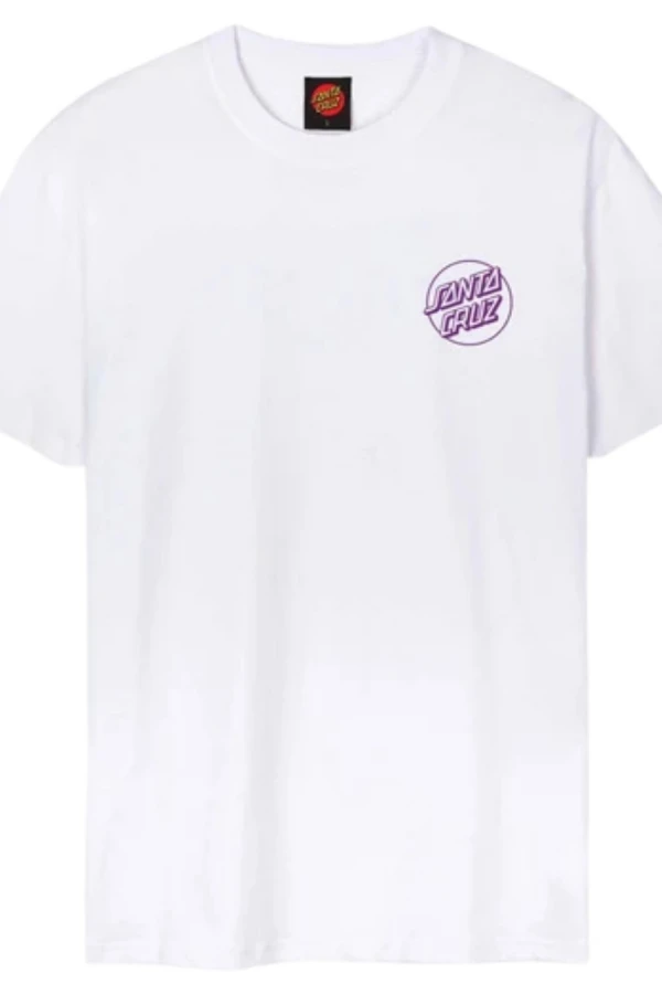 SANTA CRUZ T-Shirts Forging Dot T-Shirt - WHITE