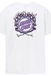 SANTA CRUZ T-Shirts Forging Dot T-Shirt - WHITE