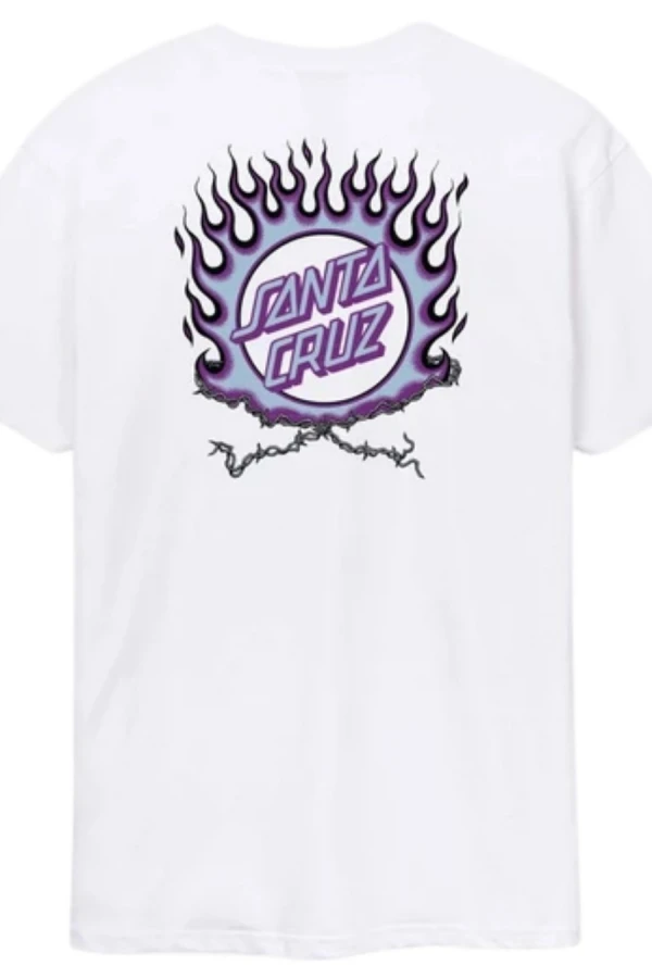 SANTA CRUZ T-Shirts Forging Dot T-Shirt - WHITE