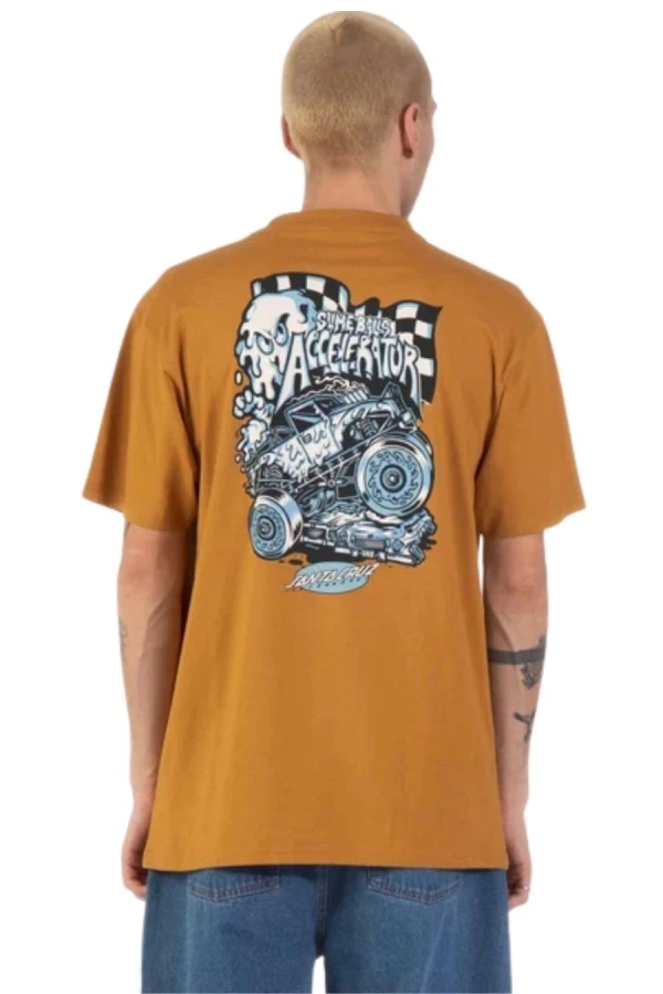 SANTA CRUZ T-Shirts Slime Balls Accelerator - BEIGE