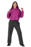 SANTA CRUZ Women’s Chrome Flower Stack Hood Hoodie – Purple