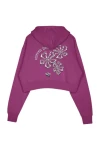SANTA CRUZ Women’s Chrome Flower Stack Hood Hoodie – Purple