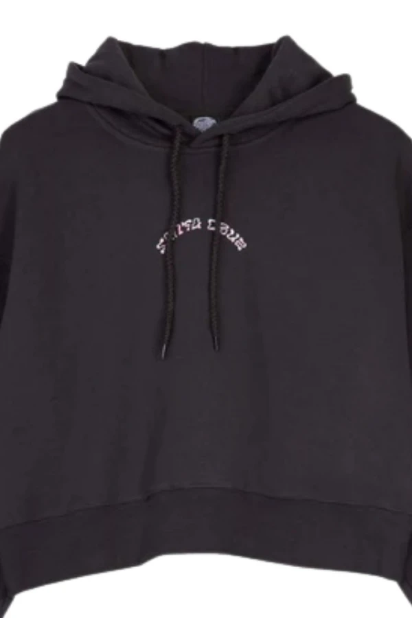 SANTA CRUZ Φούτερ με Κουκούλα Chrome Flower Stack Hood - BLACK