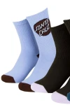 SANTA CRUZ Pop Dot Socks 3 Pack Multi