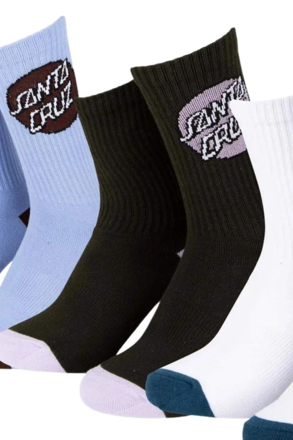 SANTA CRUZ Pop Dot Socks 3 Pack Multi