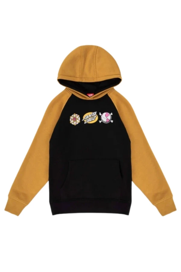 SANTA CRUZ Φούτερ με Κουκούλα Youth Knibbs Cryptic Raglan - 