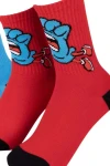 SANTA CRUZ Youth Dude Socks 2 Pack - Blue/Red