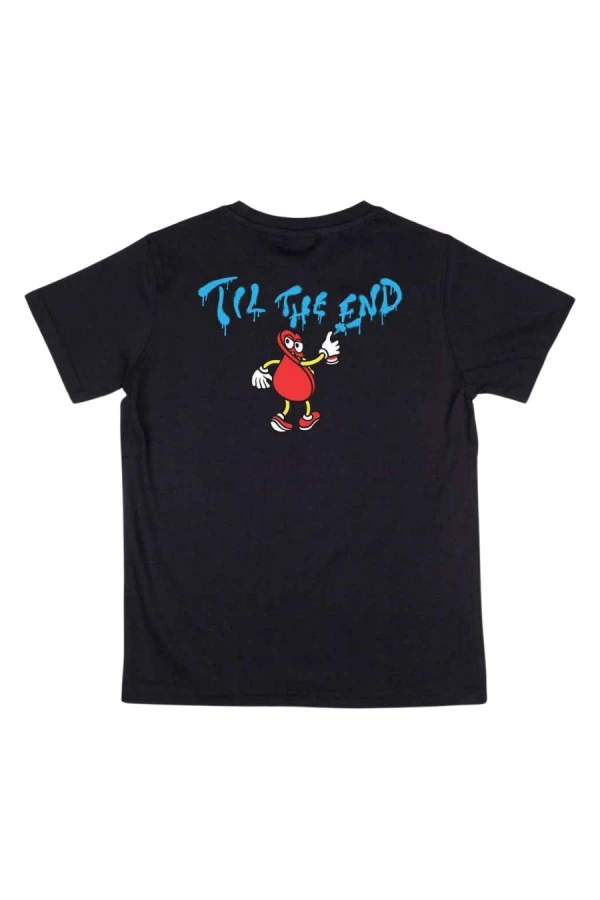 SANTA CRUZ T-Shirts Youth Dot Guy TTE T-Shirt - BLACK
