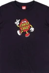 SANTA CRUZ T-Shirts Youth Dot Guy TTE T-Shirt - BLACK