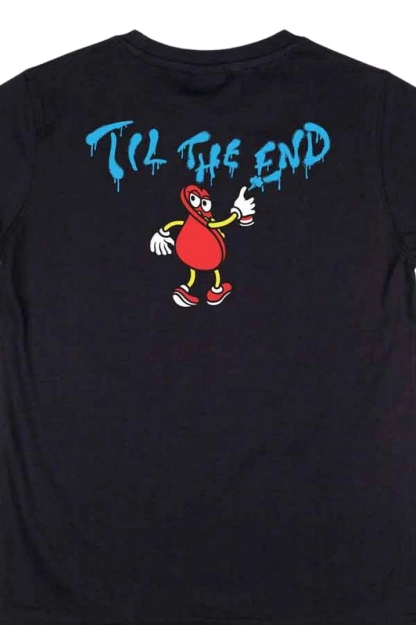 SANTA CRUZ T-Shirts Youth Dot Guy TTE T-Shirt - BLACK