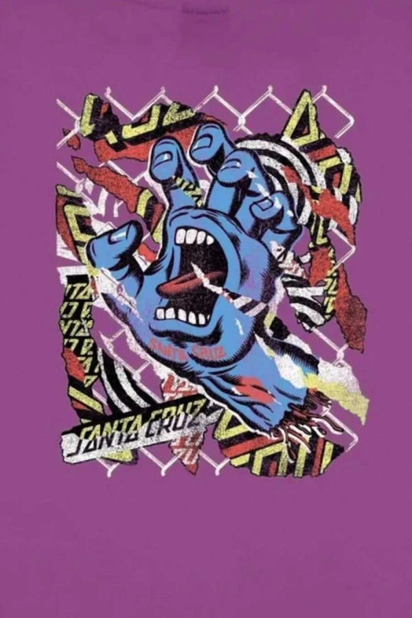 SANTA CRUZ T-Shirts Youth Damaged Hand T-Shirt - 