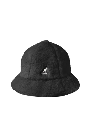 KANGOL Καπέλα Faux Fur Casual - Μαύρο