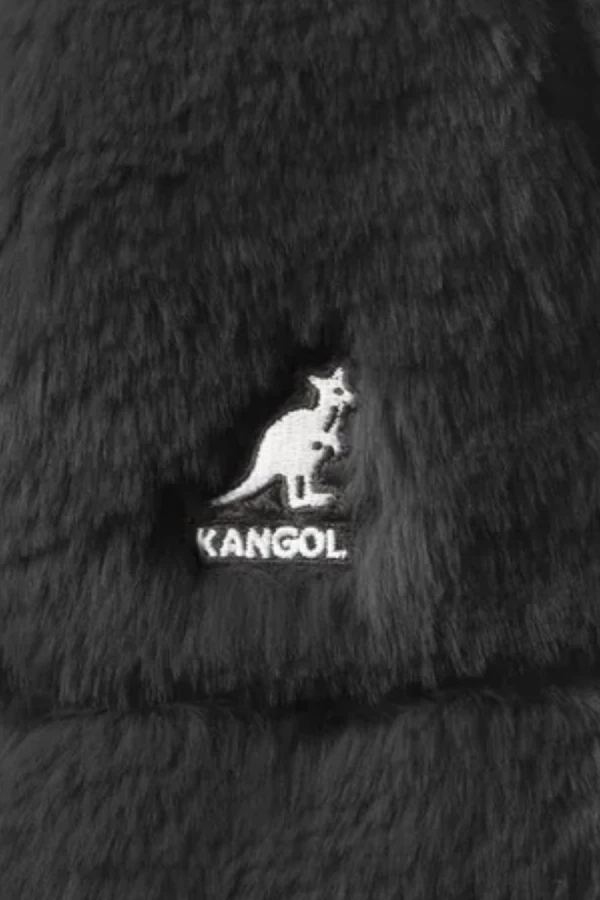 KANGOL Cap Faux Fur Casual - BLACK