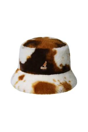 KANGOL Καπέλα FAUX FUR BUCKET - MULTI