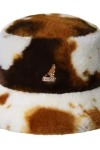 KANGOL Καπέλα FAUX FUR BUCKET - MULTI