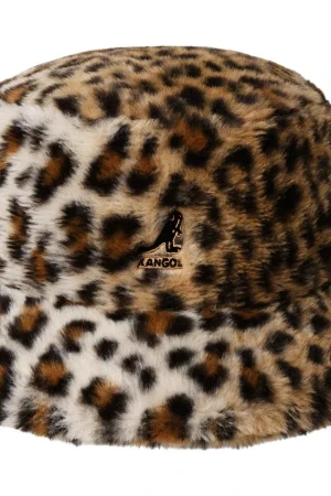 KANGOL Καπέλα FAUX FUR BUCKET - ANIMAL PRINT
