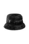 KANGOL Faux Shearling Utility Bucket Καπέλο - Μαύρο