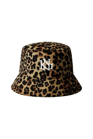KANGOL Καπέλα INTERLOCK EARFAP BUCKET - ANIMAL PRINT