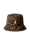 KANGOL Καπέλα INTERLOCK EARFAP BUCKET - ANIMAL PRINT