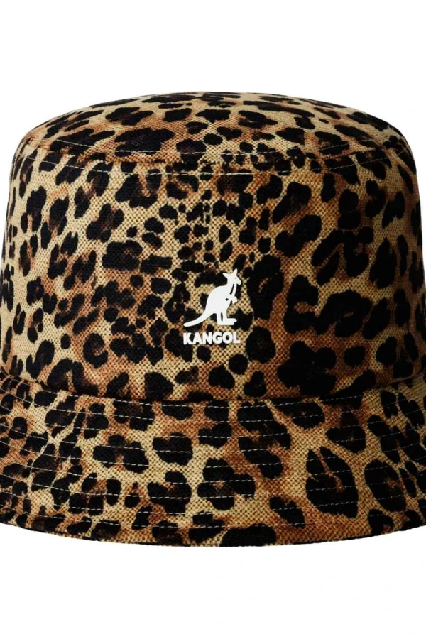 KANGOL Καπέλα INTERLOCK EARFAP BUCKET - ANIMAL PRINT