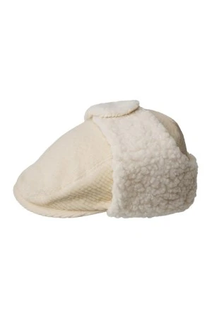 KANGOL Καπέλα COZY CORD BUGATTI - WHITE