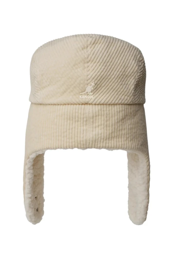 KANGOL Καπέλα COZY CORD BUGATTI - WHITE