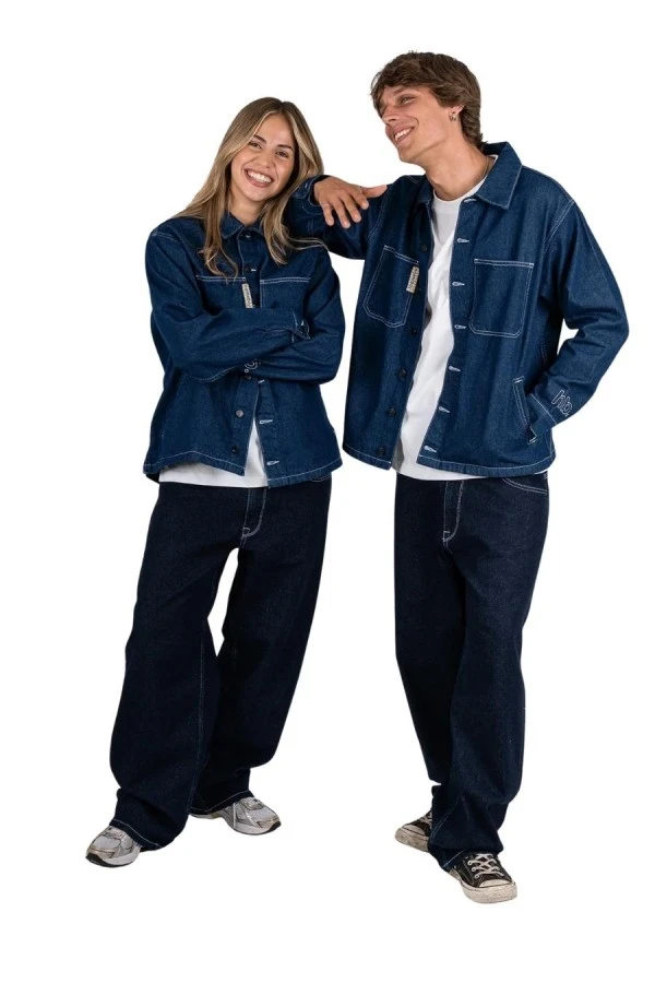 HOMEBOY Unisex Μπουφάν 1993 Jacket - Μπλε