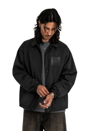 HOMEBOY Unisex Coach Jacket - Black