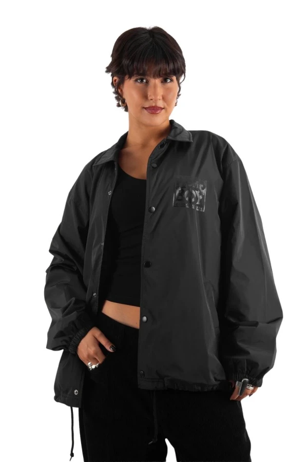 HOMEBOY Unisex Coach Jacket - Black