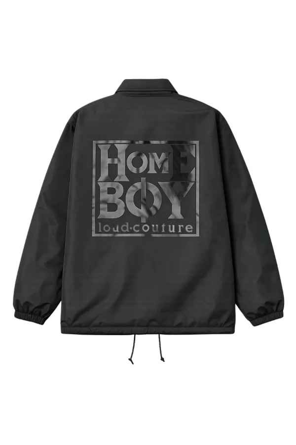 HOMEBOY Unisex Coach Jacket - Black