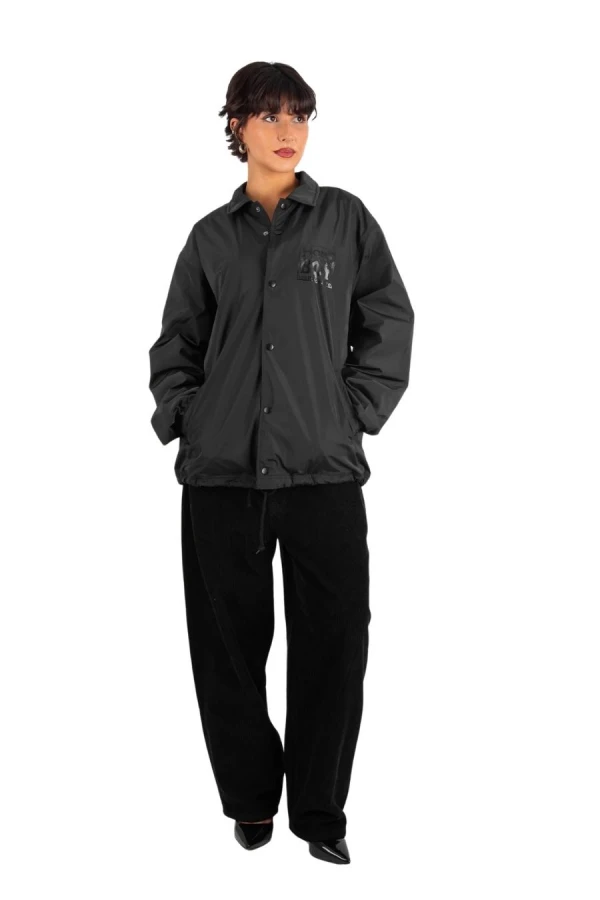 HOMEBOY Unisex Coach Jacket - Black