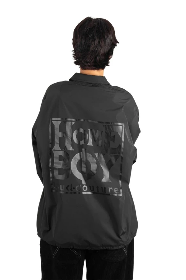 HOMEBOY Unisex Coach Jacket - Black