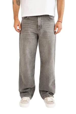 HOMEBOY Unisex Jeans X-TRA BAGGY DYE DENIM – Χακί