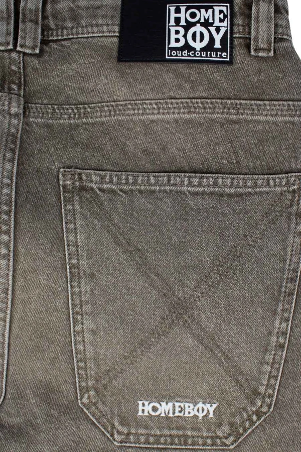 HOMEBOY Unisex Jeans X-TRA BAGGY DYE DENIM – Χακί