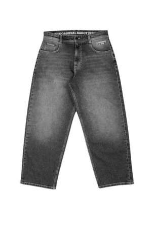 HOMEBOY Unisex Jeans X-TRA BAGGY OUTLINES DENIM – Vintage Black