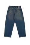 HOMEBOY Unisex Παντελόνι X-TRA MONSTER GOTHIC II – Dirty Blue