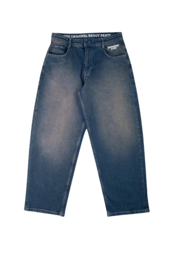 HOMEBOY Unisex Παντελόνι X-TRA MONSTER GOTHIC II – Dirty Blue