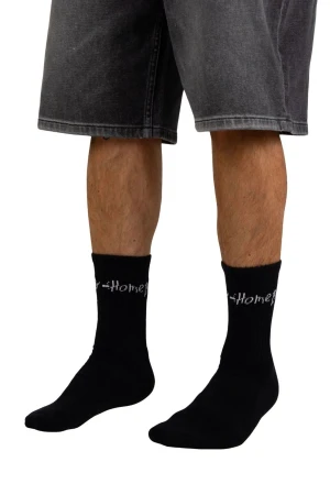 HOMEBOY Κάλτσες PENCIL SOCK (DOUBLE-PACK) - BLACK