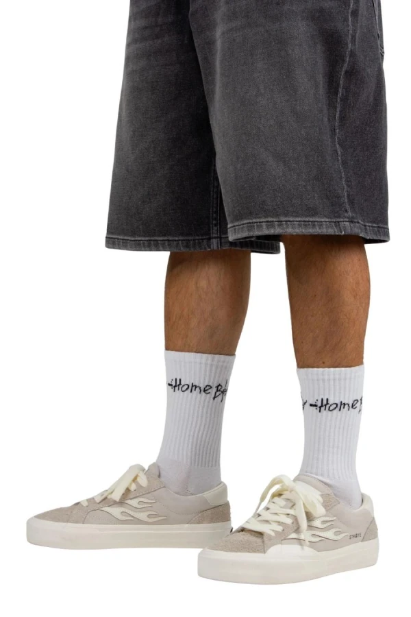 HOMEBOY Κάλτσες PENCIL SOCK (DOUBLE-PACK) - WHITE