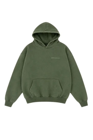 HOMEBOY Unisex OLD SCHOOL PUFFY HOOD - Green