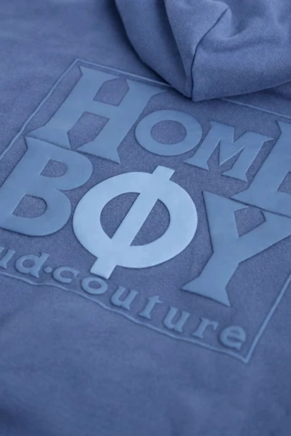 HOMEBOY Unisex OLD SCHOOL PUFFY HOOD - BLUE