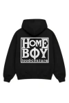 HOMEBOY Φούτερ με Κουκούλα OLD SCHOOL HOOD - BLACK
