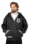 HOMEBOY Ζακέτες MONOCHROM HOODED JACKET - BLACK