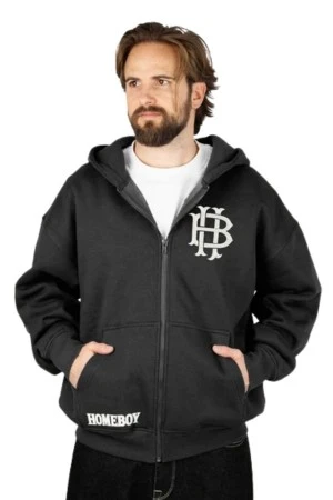 HOMEBOY Ζακέτες MONOCHROM HOODED JACKET - BLACK