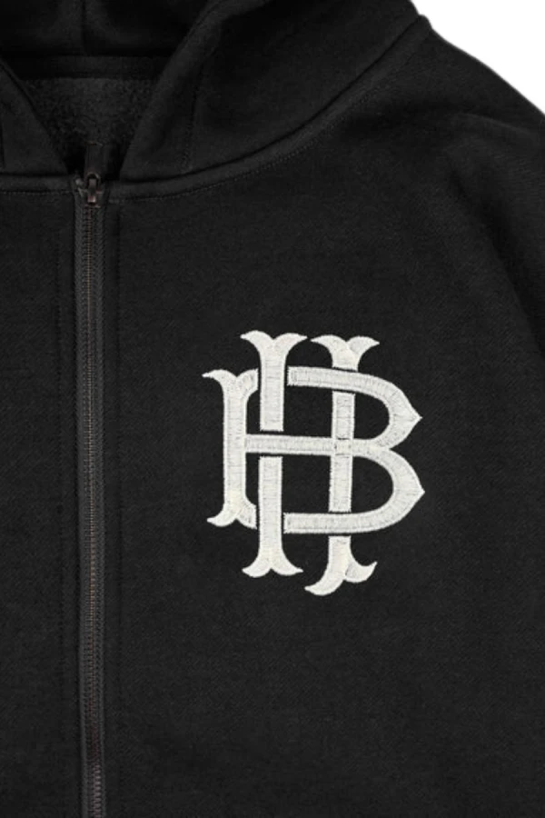 HOMEBOY Ζακέτες MONOCHROM HOODED JACKET - BLACK